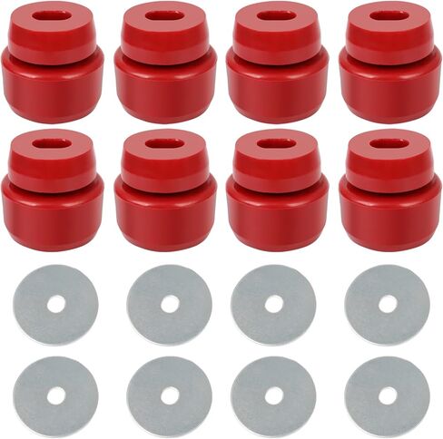 SCITOO طقم تثبيت الجسم لسيارة Chevy Silverado Sierra 1999 2000 2001 2002 2003-2014 2/4WD طقم جلبة تثبيت الجسم والكابينة 7-141 in Saudi Arabia