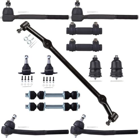 SCITOO 13 قطعة طقم تعليق أمامي مركزي وصلات كروية ربط قضيب Sway Bar لـ Buick 225 Estate Wagon LeSabre Rivier Roadmaster لكاديلاك ديفيل فليتوود لشيفي لأولدزموبيل لبونتياك in Kuwait