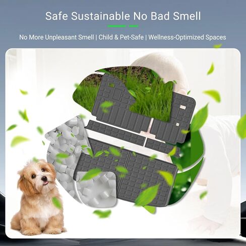 7&8 Seats Cargo Mat Compatible with 2018-2024 Chevy Traverse Trunk Liner Backrest Mat Replacement for 2018-2024 Chevy Traverse Accessories(2018-2024,Cargo Mat+Backrest Mat) in Kuwait