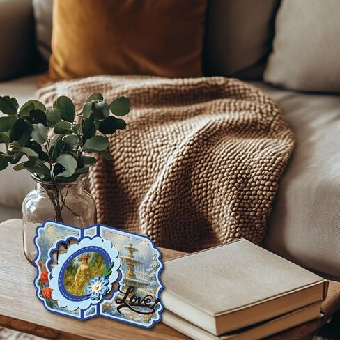 UNICRAFTALE 7 قطع 2 أنماط ثلاثية الأبعاد على شكل بطاقة معدنية قطع يموت لصنع بطاقة سكرابوكينغ مستديرة مستطيلة خلفية يموت قطع النقش قالب DIY بها بنفسك البطاقات المنبثقة وألبوم الصور الحرفية الديكور in Saudi Arabia