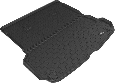 3D MAXpider Custom Fit Behind 2nd Row Stowable Kagu Cargo Liner (Black) Compatible with Audi Q7 (4M) 2017-2025 / SQ7 (4M) 2020-2025 - Cargo Liner in Saudi Arabia