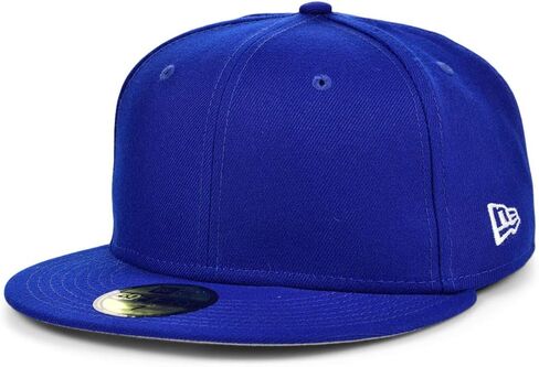 New Era Blank Custom 59FIFTY Fitted Cap (8, Black/Grey UV) in Saudi Arabia