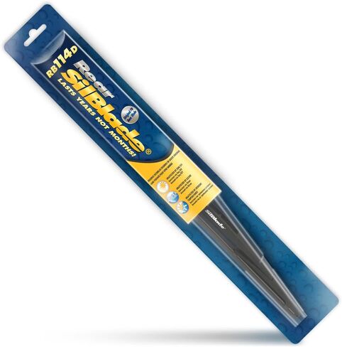 Silblade RB114-D Black Silicone Exact Fitment Rear Wiper Blade, 14" (Pack of 1) in Saudi Arabia