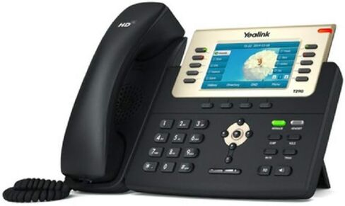 يالينك SIP-T29G هاتف IP، 16 خط. شاشة ملونة مقاس 4.3 بوصة. USB 2.0، منفذ جيجابت إيثرنت مزدوج، 802.3af PoE، محول الطاقة غير متضمن in Kuwait