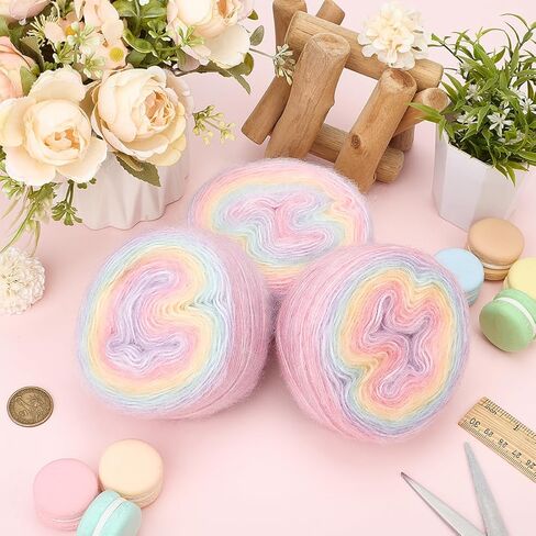 1Roll 150g Mohair Yarn Purple Hand Spun Art Yarn Skein Fancy Yarns Multifiber Multicolored with Hand Blended Handmade for Magazines Knitting Crafts Textile Decorative Tassels Card Making in Saudi Arabia