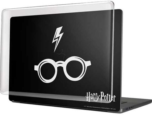 Skinit Case + Skin Compatible with MacBook Pro 16in (2021) - Officially Licensed Warner Bros Harry Potter Scar and Glasses Design in Saudi Arabia