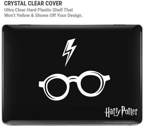 Skinit Case + Skin Compatible with MacBook Pro 16in (2021) - Officially Licensed Warner Bros Harry Potter Scar and Glasses Design in Saudi Arabia