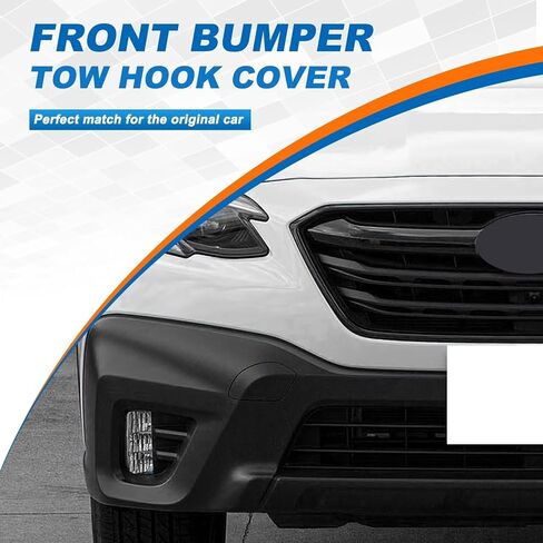 Car Front Bumper Tow Hook Cover Towing Eye Cap Fit for Subaru Outback 2020 2021 2022 57731AN01A (Matte Black,Right Passenger Side) in Saudi Arabia