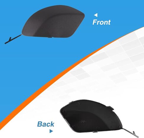 Car Front Bumper Tow Hook Cover Towing Eye Cap Fit for Subaru Outback 2020 2021 2022 57731AN01A (Matte Black,Right Passenger Side) in Saudi Arabia