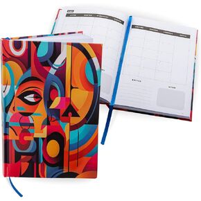 Spanish Weekly Planner & Habit Tracker – Undated 6"x9" Agenda en Español – Goal Setter, Monthly & Daily Organizer – Multicolor Hardcover in Saudi Arabia