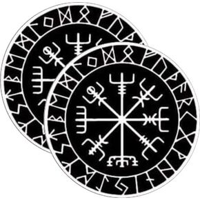4pcs Vegvisir Viking Runic Compass Decal Viking Compass Hard Hat Sticker, Vegvisir Decals Nordic Sticker in Saudi Arabia