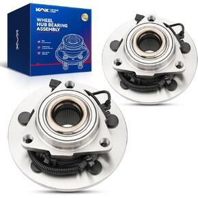 KAX 515126 زوج مجموعات محور العجلة الأمامية المتوافقة مع 2009-2010 دودج رام 1500، 2011 رام 1500 5 العروات ث/ABS in Kuwait