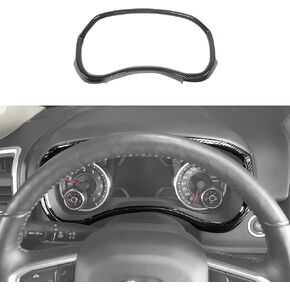 CheroCar Dashboard Meter Frame Panel Cover Trim Compatible with 2018-2025+Dodge RAM Interior Accessories,Red in Kuwait