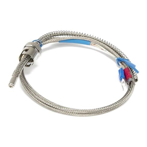 FTARS02 K E J Type 1m Metal screening Cable 11.5mm Hole Diameter Adjustable Bayonet Cap thermocouple Temperature Sensor(J) in Saudi Arabia