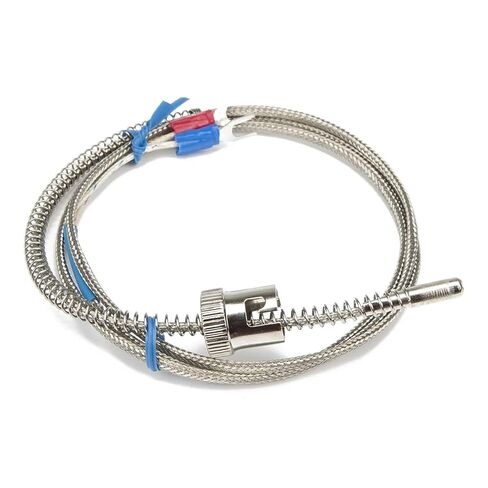 FTARS02 K E J Type 1m Metal screening Cable 11.5mm Hole Diameter Adjustable Bayonet Cap thermocouple Temperature Sensor(J) in Saudi Arabia