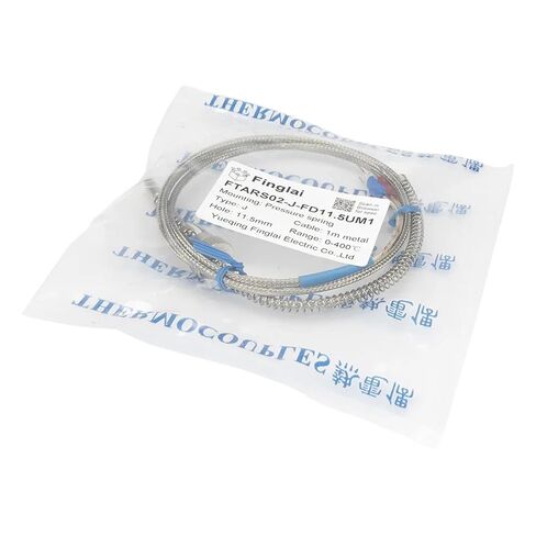 FTARS02 K E J Type 1m Metal screening Cable 11.5mm Hole Diameter Adjustable Bayonet Cap thermocouple Temperature Sensor(J) in Saudi Arabia