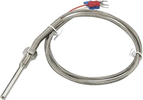 FTARP09 PT100 Type Hight Temperature 1m Metal Braided Cable 50mm Probe RTD Temperature Sensor in Saudi Arabia