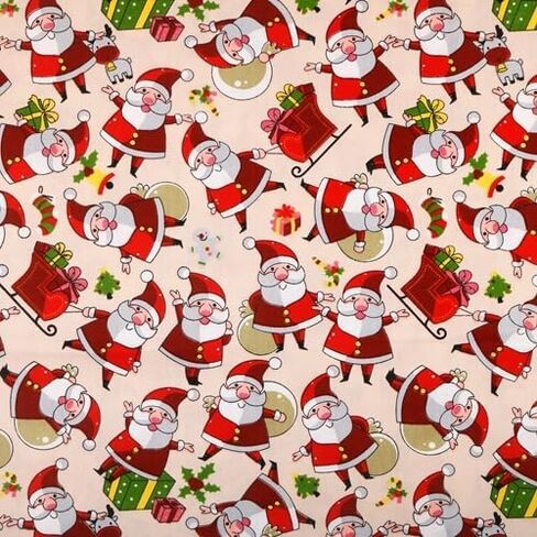 8 Pcs Floral Cotton Fabric - for DIY Decorations Sewing Craft Precut Quilt Sewing Quilting Fabric (19.6" x 19.6") in Saudi Arabia