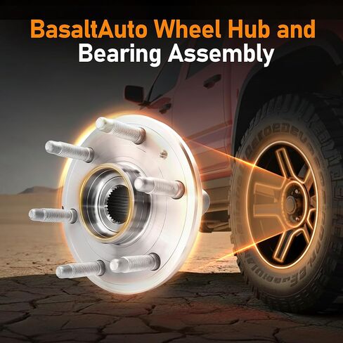 515096 [4WD AWD] مجموعة محمل محور العجلة الأمامية 6 العروات مع ABS متوافقة مع كاديلاك إسكاليد ESV EXT تشيفي سيلفرادو سوبربان 1500 تاهو أفالانش جي إم سي سييرا يوكون XL 1500 2007-2014 in Kuwait