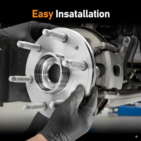 515096 [4WD AWD] مجموعة محمل محور العجلة الأمامية 6 العروات مع ABS متوافقة مع كاديلاك إسكاليد ESV EXT تشيفي سيلفرادو سوبربان 1500 تاهو أفالانش جي إم سي سييرا يوكون XL 1500 2007-2014 in Kuwait