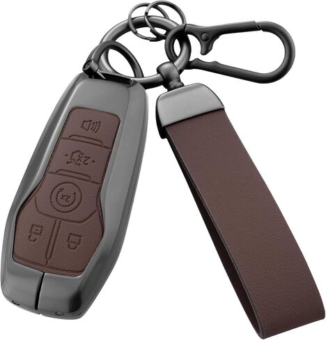 Key Fob Cover with Heavy-duty Keychain for Ford F150 Fusion Explorer Mustang Lincoln MKZ MKC in Saudi Arabia
