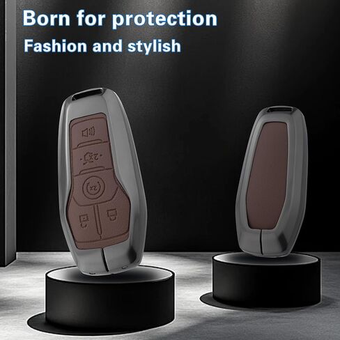 Key Fob Cover with Heavy-duty Keychain for Ford F150 Fusion Explorer Mustang Lincoln MKZ MKC in Saudi Arabia