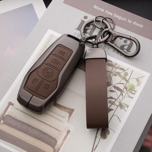 Key Fob Cover with Heavy-duty Keychain for Ford F150 Fusion Explorer Mustang Lincoln MKZ MKC in Saudi Arabia
