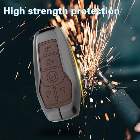 Key Fob Cover with Heavy-duty Keychain for Ford F150 Fusion Explorer Mustang Lincoln MKZ MKC in Saudi Arabia