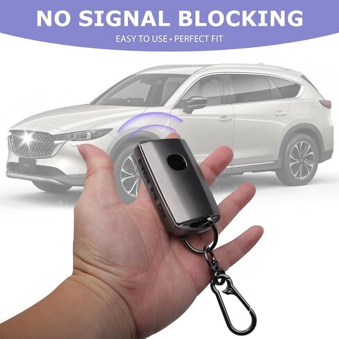 2 حزمة لغطاء مفتاح مازدا فوب، 4 أزرار، لـ 2019-2025 مازدا 3/6، CX-3، CX-5، CX-9، CX-30، CX-50، CX-70، CX-90، MX-5، MX-30، ملحقات سلسلة المفاتيح in Saudi Arabia