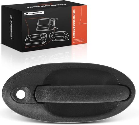 مقبض باب خارجي للسائق الأمامي الأيسر من A-Premium مع فتحة مفتاح متوافق مع Ford Freestar 2004-2007، Windstar 1999-2003، بدون دخول بدون مفتاح، أسود مزخرف، استبدال # XF2Z1622405AAA in Kuwait