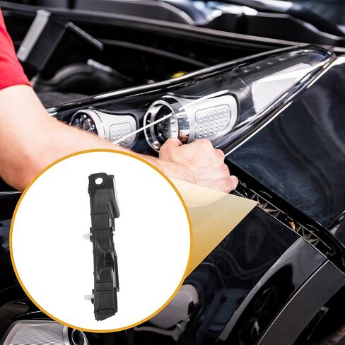 Bumper Support Bracket No.865133S000 - Left Driver Side Bumper Bracket - for Hyundai Sonata 2011-2015 ABS Plastic Black - 1 Pc in Saudi Arabia
