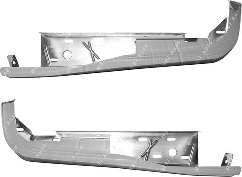 MBI AUTO - فولاذ كروم، أطراف مصد خلفي يسار ويمين (مجموعة قطعتين) لسيارة Ford F150 Pickup 15-20، FO1102380 in Saudi Arabia