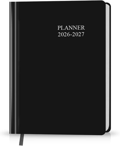 مخطط 2026-2027 - 18 شهرًا (يناير 2026 - يونيو 2027) مخطط جدول الأعمال 5.8 بوصة × 8.5 بوصة، 2026-2027 مخطط أسبوعي وشهري مع غطاء صلب، ورقة شجر in Kuwait