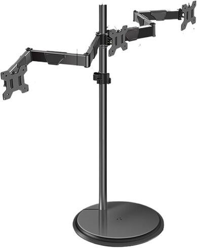 Mobile monitor stand/floor stand(Three-screen version) in Saudi Arabia