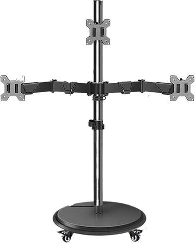 Mobile monitor stand/floor stand(Three-screen version) in Saudi Arabia