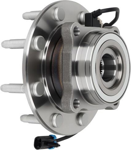 515058 4WD محمل العجلة الأمامية ومجموعة المحور لـ Chevy Avalanche Suburban Silverado 1500 2500 3500 HD/لـ GMC Sierra 1500 2500 3500 HD Yukon XL 2500/ لـ Hummer H2، 8 العروات مع ABS، عبوتان in Saudi Arabia