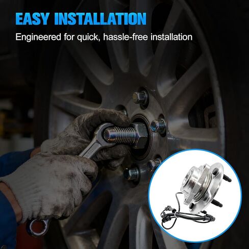 محور العجلة الأمامية ومجموعة المحمل متوافقة مع Chevy Tahoe Silverado 1500 Avalanche Suburban، Cadillac Escalade، GMC Yukon Sierra، 4WD، 2007-2014 (515096) in Saudi Arabia