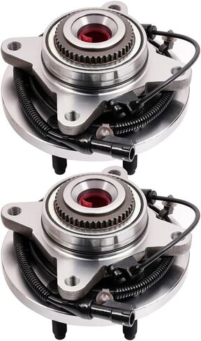 SCITOO Wheel Hub Wheel Bearing Assembly Front 515119 Compatible with 2009-2010 for Ford for F-150 6 Lugs with ABS 2pcs 4WD Only in Saudi Arabia