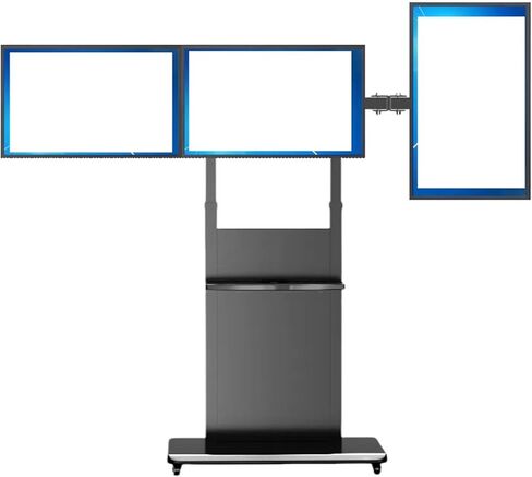 703 Floor Standing Triple Monitor Stand 22-32 inch/3 Screens in Saudi Arabia
