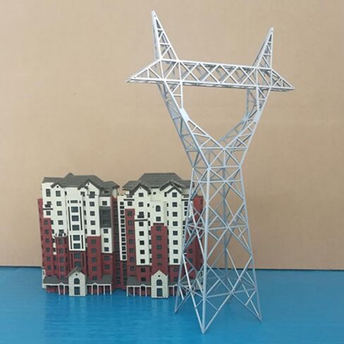 نموذج برج كهربائي مصغر، ملحقات بناء المناظر الطبيعية البلاستيكية، تصميم كأس النبيذ in Kuwait