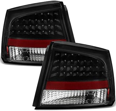 AKKON-للأسود 05-08 دودج تشارجر كامل LED أضواء خلفية مصباح الفرامل استبدال السائق وجانب الركاب in Kuwait