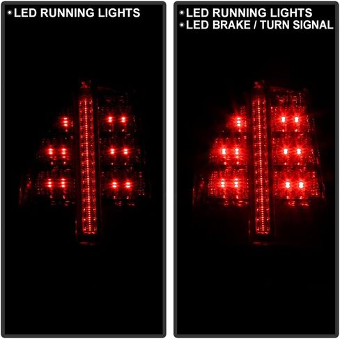 KEEKPO - For 2011 2012 2013 2014 Chrysler 300 w/Red Accent LED Tail Lights Brake Lamps Replacement Pair Set Left+Right in Saudi Arabia