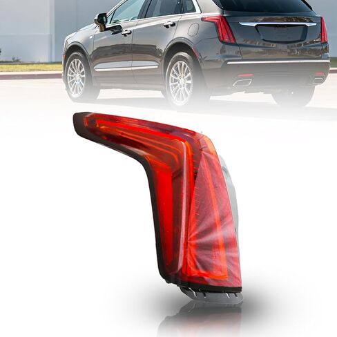 مجموعة مصابيح LED الخلفية متوافقة مع كاديلاك XT5 2017-2021 استبدال مصباح الفرامل الخلفية للعدسة الحمراء لـ GM2804125 (الجانب الأيسر للسائق) in Kuwait