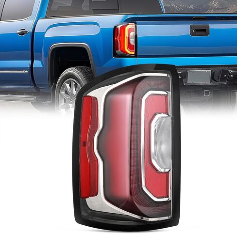 مجموعة الضوء الخلفي Nilight متوافقة مع 2016 2017 2018 GMC Sierra الذيل ضوء مع نوع LED نوع OE استبدال المصباح الخلفي للسائق وجانب الركاب in Saudi Arabia