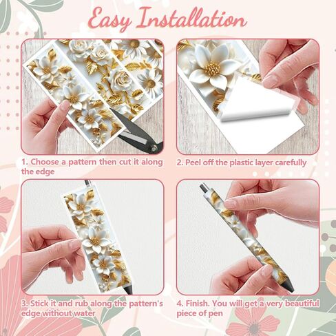 Peacoblue UV DTF Pen Wraps Transfer ملصق ملون جمجمة - 48 قطعة مقاومة للماء HD طباعة الأشعة فوق البنفسجية DTF شارات لاصقة لأقلام الرصاص الشخصية التي تصنعها بنفسك هدايا الحرف الزخرفية in Kuwait