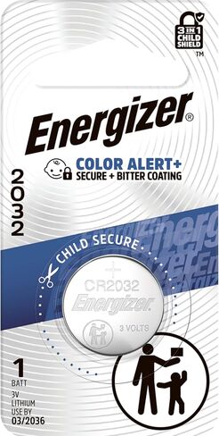 Energizer 2032 Batteries, Lithium CR2032 Watch Battery Combo Pack, 10 Count in Kuwait