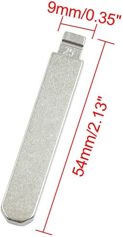 X AUTOHAUX 5pcs Metal Uncut Insert Blank Blade Remote Key Replacement for Honda Accord in Saudi Arabia