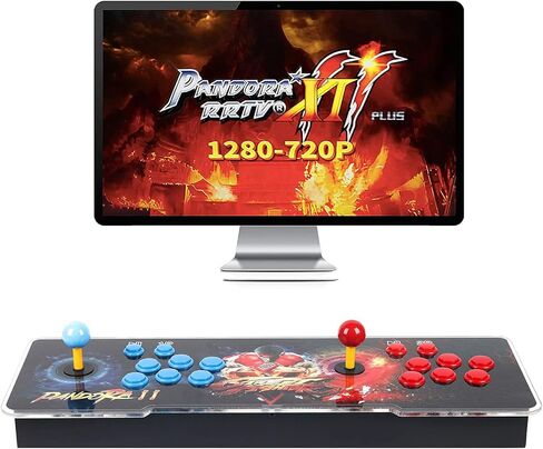 【26800 Games in 1】 Arcade Game Console ,Pandora Treasure 3D Double Stick,26800 Classic Arcade Game,Search Games, Support 3D Games,Favorite List, 4 Players Online Game,1280X720 Full HD Video Game in Kuwait