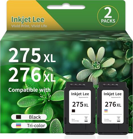 275XL 276XL Remanufactured Replacement for Canon 275 276XL PG245 CL246 Ink Cartridges for Pixma TR4700 TR4720 TR4722 TS3720 TS3522 TS3520 TS3500 TS3700 Printer,2 Pack (Black, Tri-Color) in Saudi Arabia