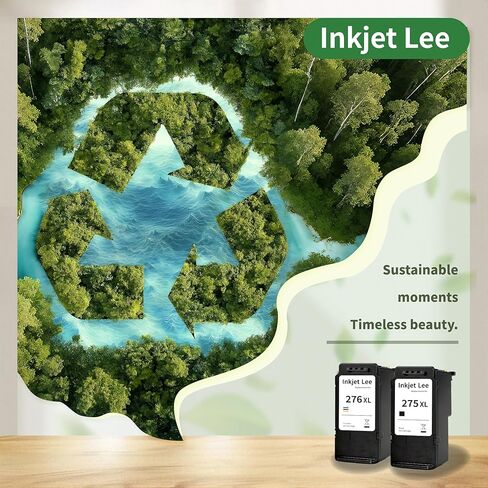 275XL 276XL Remanufactured Replacement for Canon 275 276XL PG245 CL246 Ink Cartridges for Pixma TR4700 TR4720 TR4722 TS3720 TS3522 TS3520 TS3500 TS3700 Printer,2 Pack (Black, Tri-Color) in Saudi Arabia